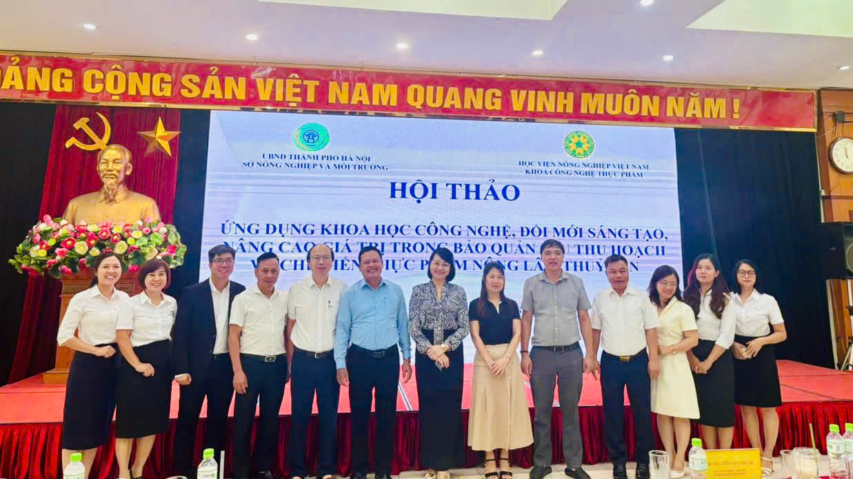 Hội thảo ứng dụng khoa học công nghệ, đổi mới sáng tạo, nâng cao giá trị trong bảo quản sau thu hoạch và chế biến thực phẩm nông lâm thủy sản